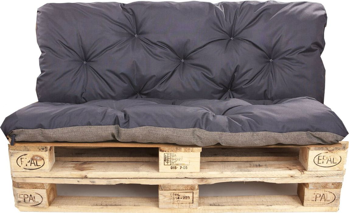 Setgarden Poduszki na palety zestaw poduszek 120x60/40cm poduszki na ławkę huśtawkę