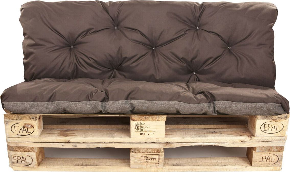 Setgarden Poduszki na palety zestaw poduszek 120x60/40cm poduszki na ławkę huśtawkę