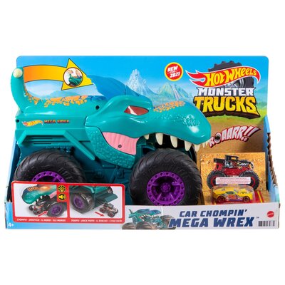 Mattel Samochód Hot Wheels Monster Trucks Pożeracz Aut Mega Wrex GYL13