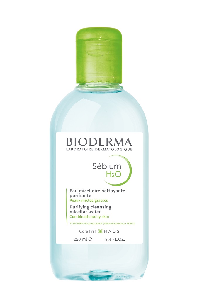 Bioderma SEBIUM H2O Antybakteryjny płyn micelarny do oczyszczania twarzy 250 ml