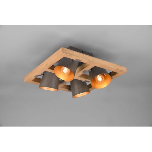 Trio Bell lampa sufitowa (spot) 4-punktowa nikiel antyczny 601900467 601900467