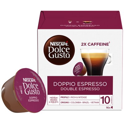 Nescafe NESTLÉ Kapsułki Dolce Gusto Doppio Espresso 16 sztuk 7613287591517