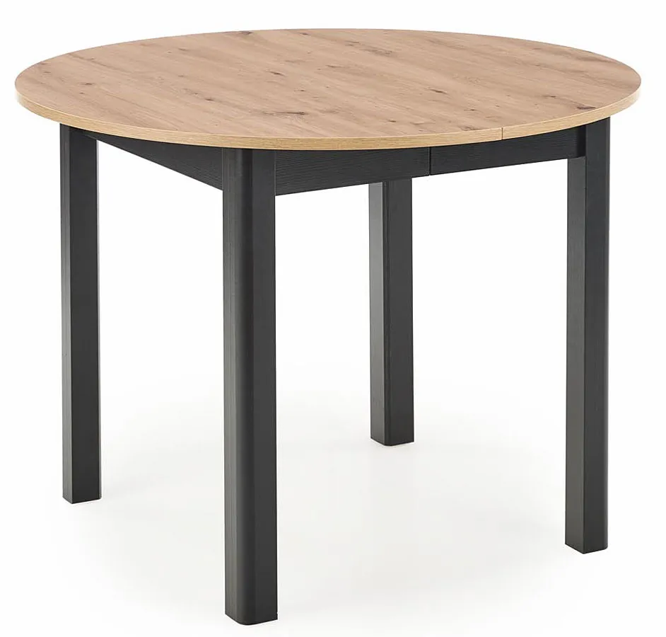 Dębowy okrągły stół rozkładany D3-N32