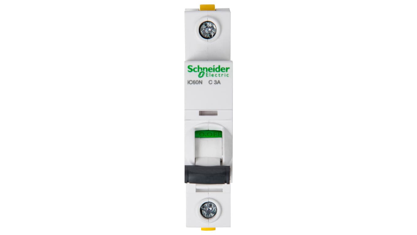 Schneider Electric Wyłącznik nadprądowy jednobiegunowy C 3A iC60N A9F04103