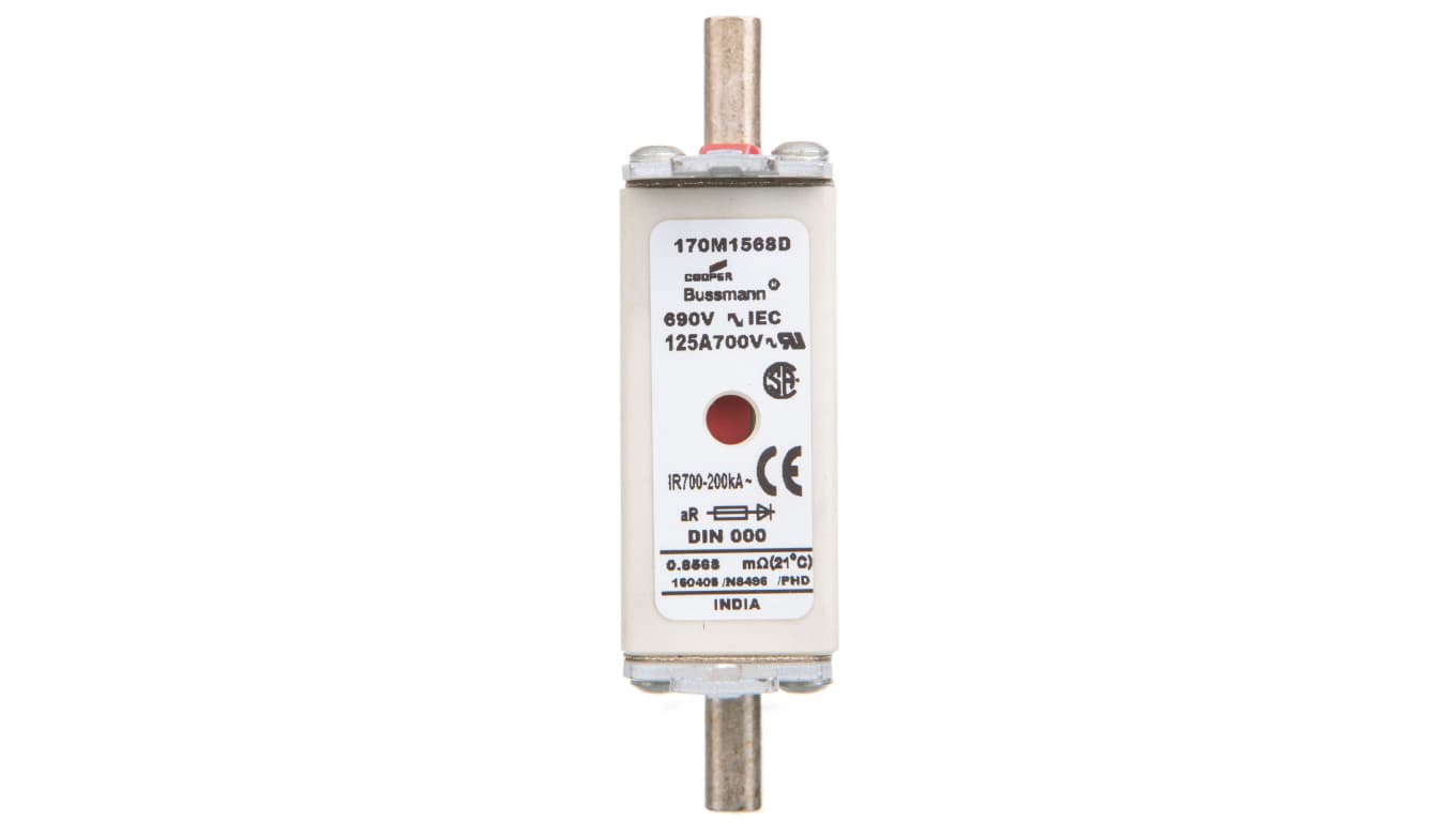 Eaton Wkładka bezpiecznikowa 125A 690V NH000 aR ICD 170M1568D