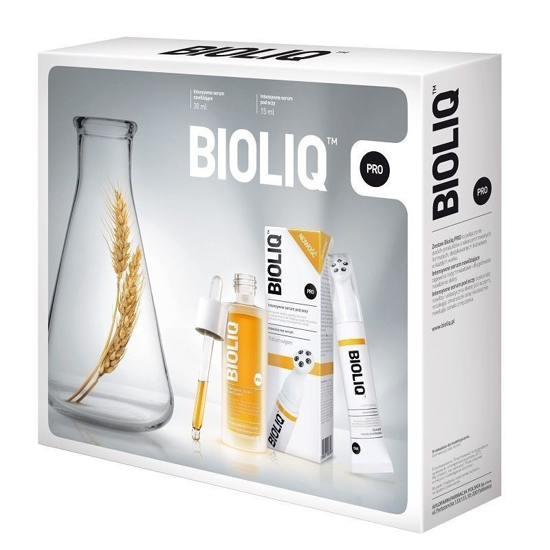 Aflofarm Bioliq promocyjny zestaw PRO intensywne serum nawilżające 30 ml + intensywne serum pod oczy 15 ml