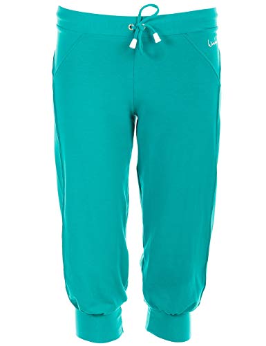 Winshape Damskie spodnie treningowe 3/4 WBE5, ocean-green, S
