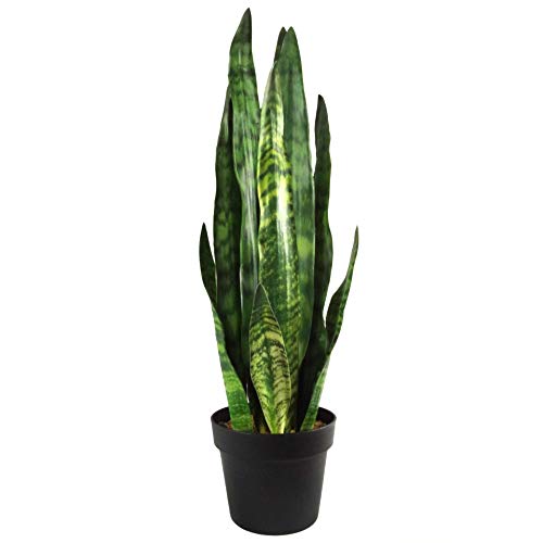 Leaf Sztuczna roślina tropikalna wężowa, Zeylanica Sansevieria, 70 cm