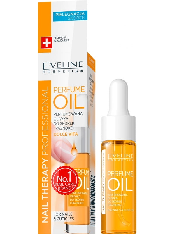 Eveline NAIL THERAPY PERFUMOWANA OLIWKA DO SKÓREK I PAZNOKCI DOLCE VITA 12ML