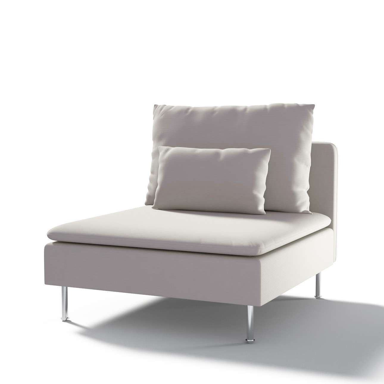 Dekoria pl Pokrowiec na moduł Söderhamn 1-osobowy Silver(jasnoszary) 93 x 99 x 83 cm Cotton Panama