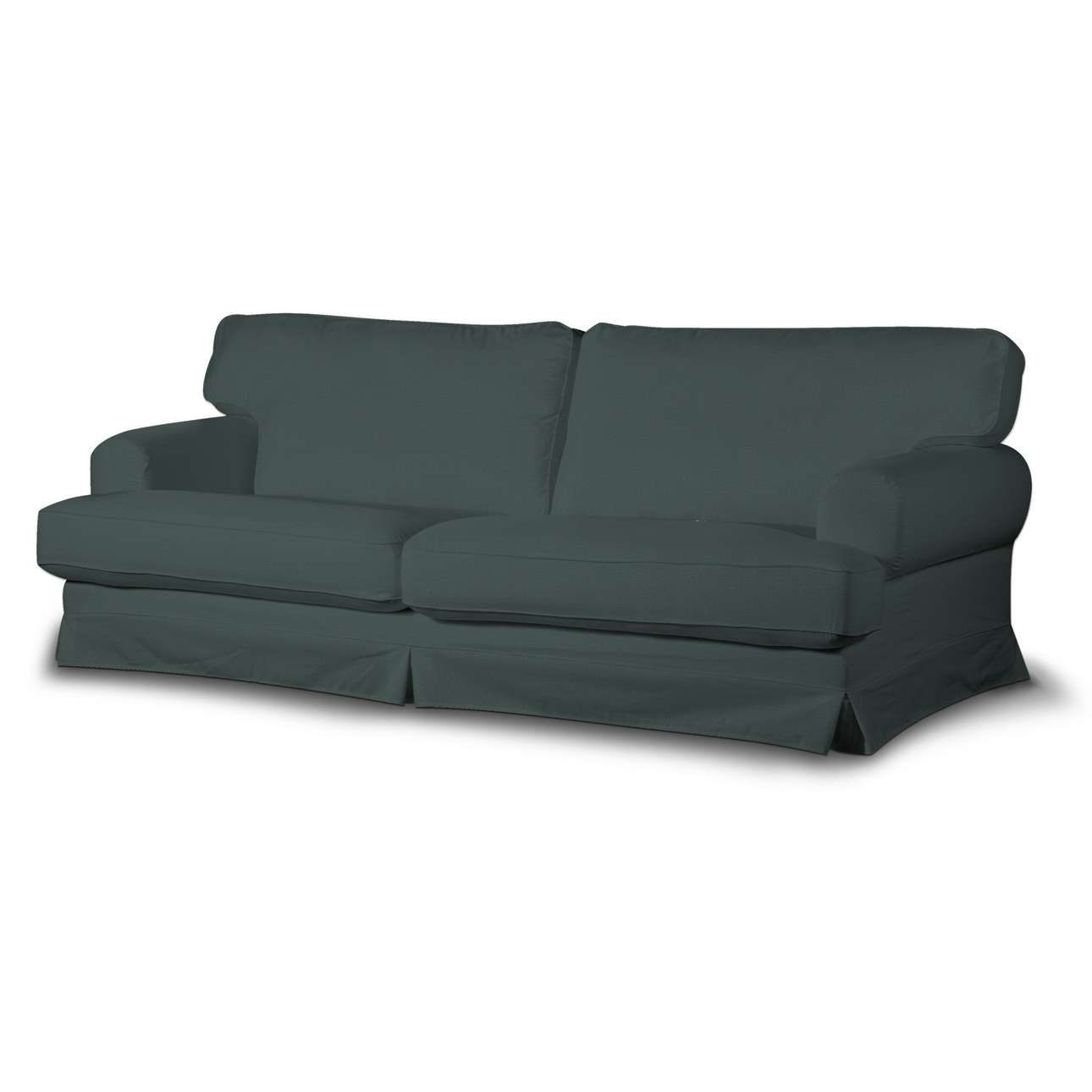 Dekoria pl pl Pokrowiec na sofę Ekeskog nierozkładaną zgaszony szmaragd welwet Sofa Ekeskog nierozkładana Ingrid 666-705-36