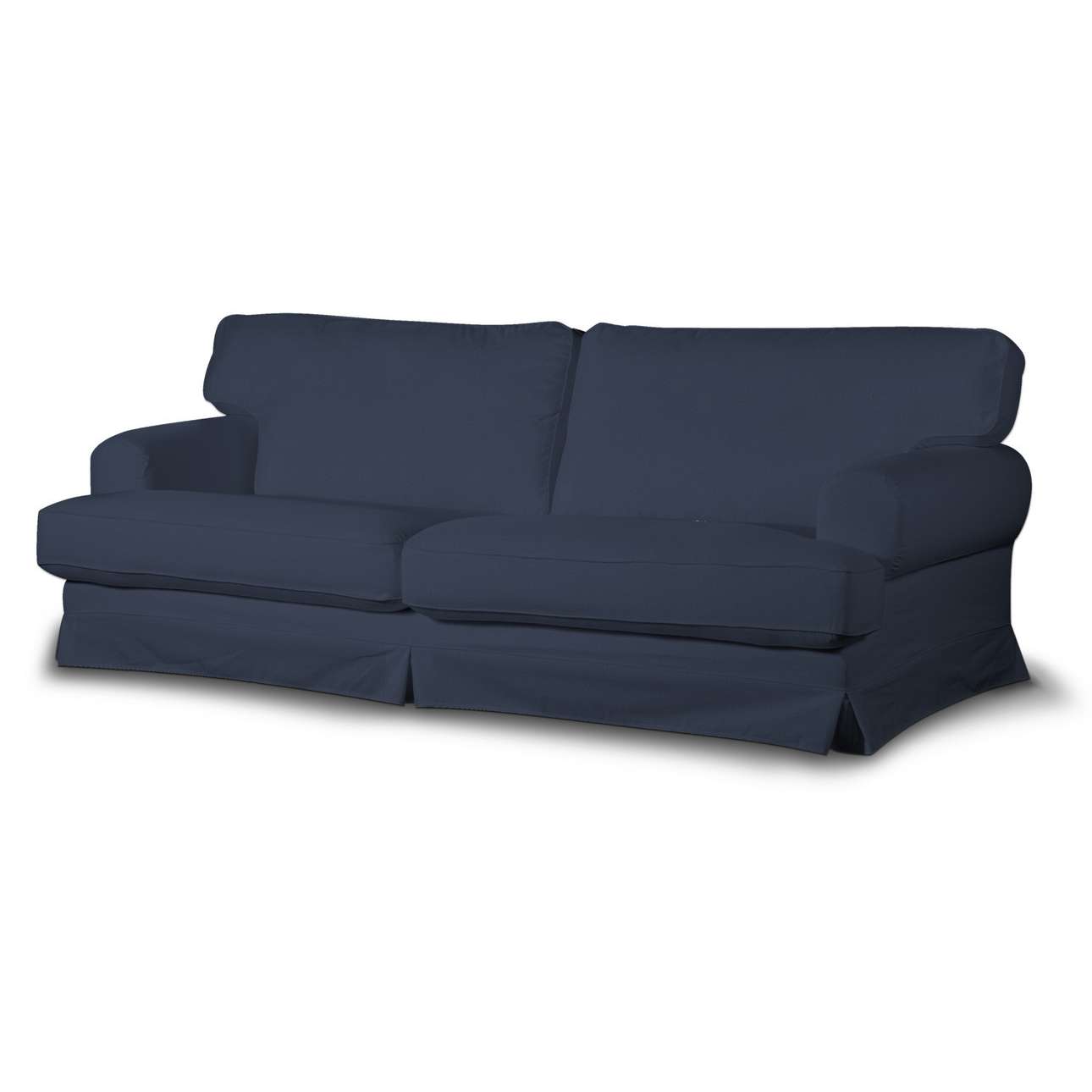 Dekoria pl pl Pokrowiec na sofę Ekeskog nierozkładaną granatowy welwet Sofa Ekeskog nierozkładana Ingrid 666-705-39