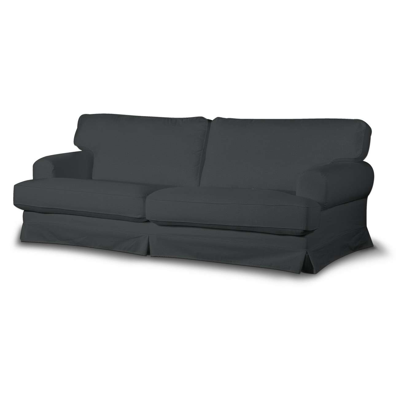Dekoria pl pl Pokrowiec na sofę Ekeskog nierozkładaną grafitowy welwet Sofa Ekeskog nierozkładana Ingrid 666-705-43
