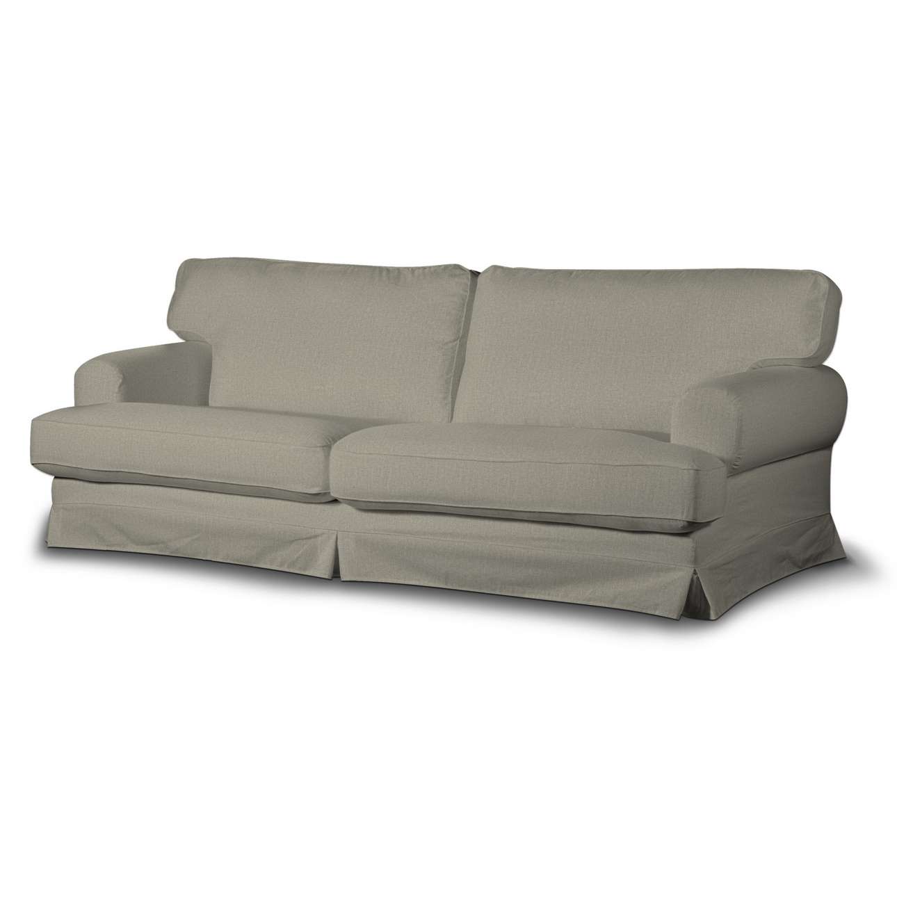 Dekoria pl pl Pokrowiec na sofę Ekeskog nierozkładaną szaro-beżowy szenil Sofa Ekeskog nierozkładana City 666-704-80
