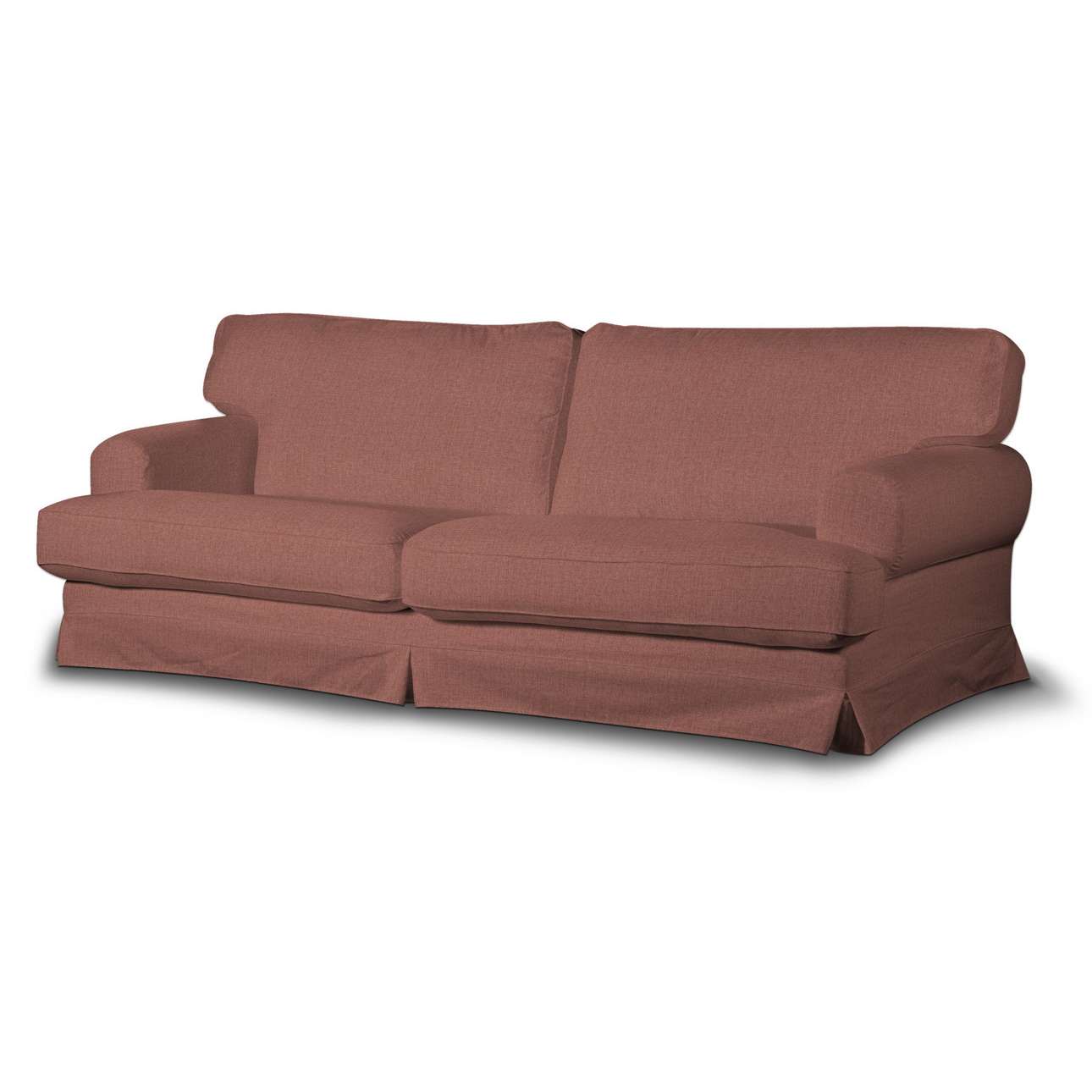 Dekoria pl pl Pokrowiec na sofę Ekeskog nierozkładaną brązowo-koniakowy Sofa Ekeskog nierozkładana City 666-704-84