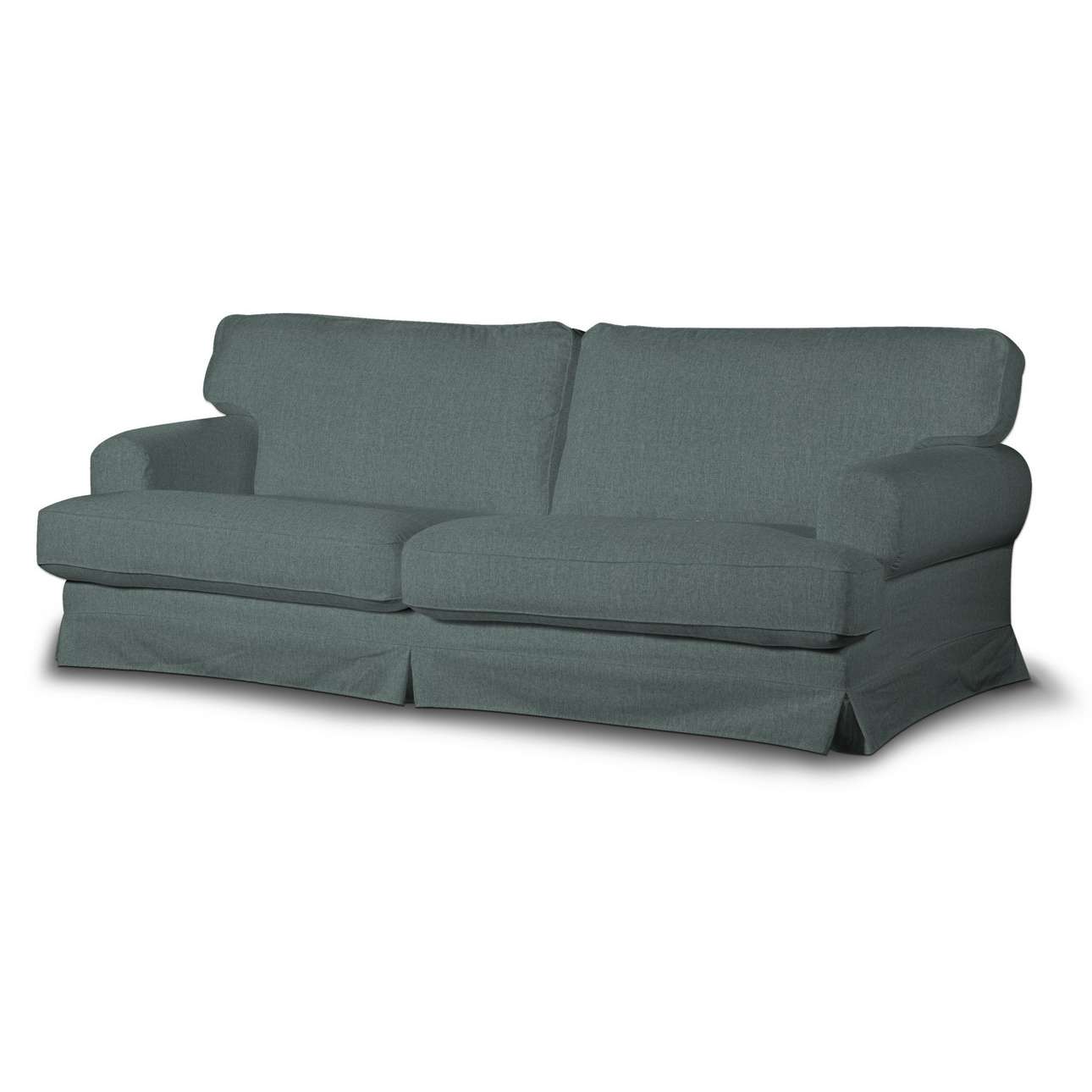 Dekoria pl pl Pokrowiec na sofę Ekeskog nierozkładaną szary błekit szenil Sofa Ekeskog nierozkładana City 666-704-85