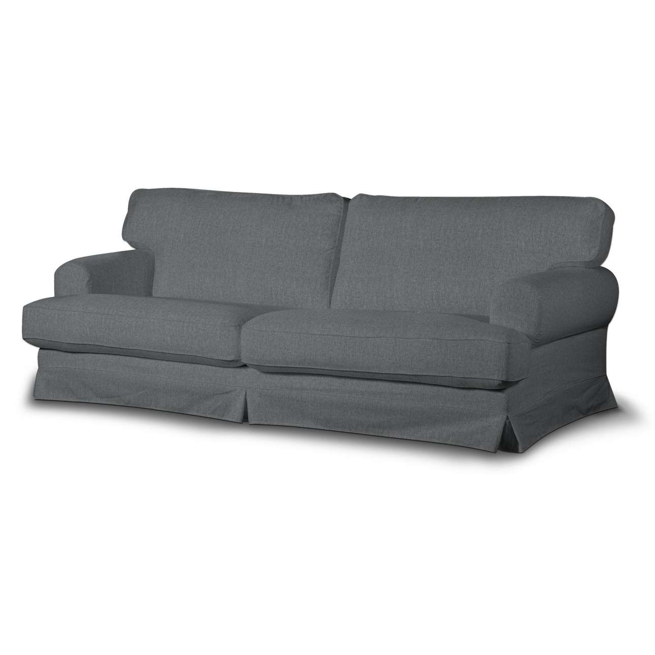 Dekoria pl pl Pokrowiec na sofę Ekeskog nierozkładaną grafitowo szary Sofa Ekeskog nierozkładana City 666-704-86
