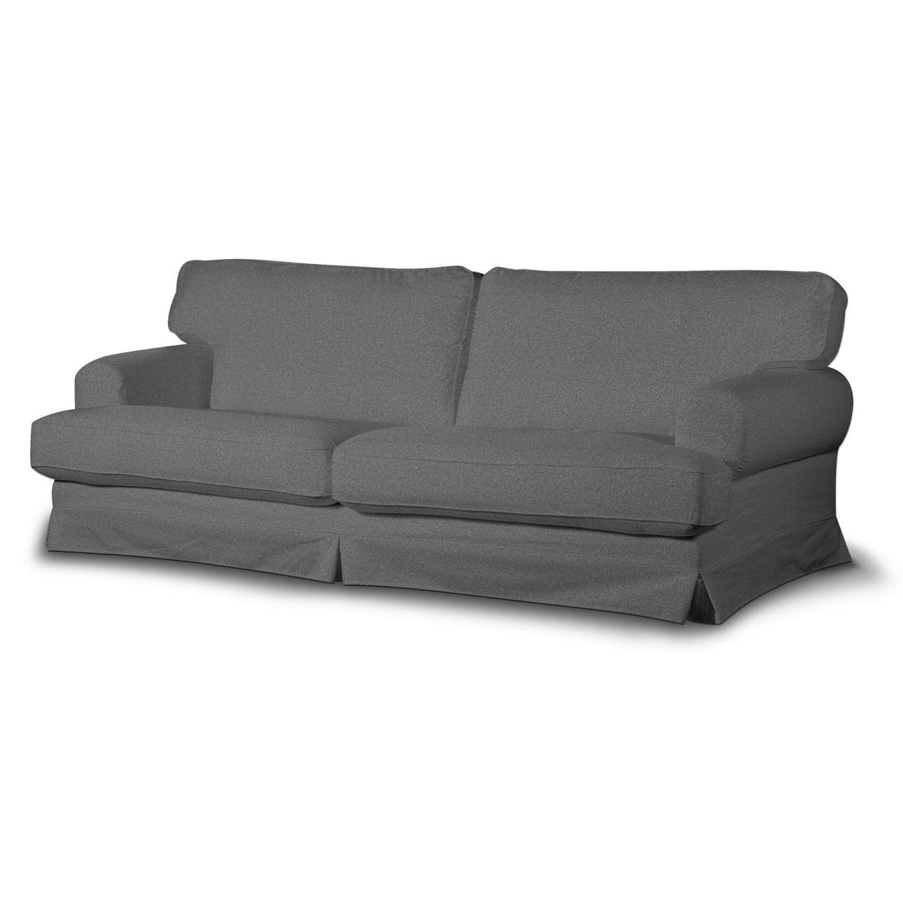 Dekoria pl pl Pokrowiec na sofę Ekeskog nierozkładaną ciemno szary melanż Sofa Ekeskog nierozkładana Amsterdam 666-704-47