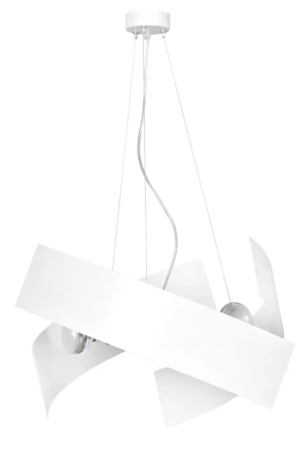 Biała nowoczesna lampa wisząca regulowana - 3X D026 Z4-L38