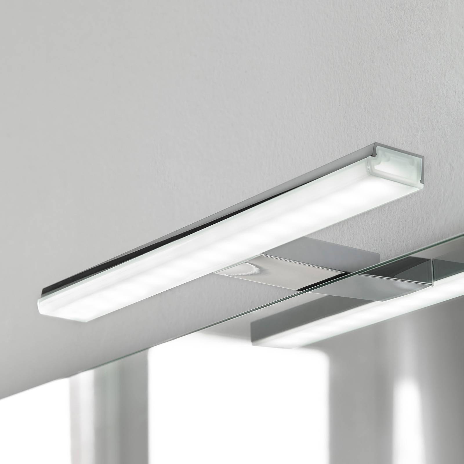 Ebir Oświetlenie lustra LED Pandora, chrom, szerokość 20,8 cm