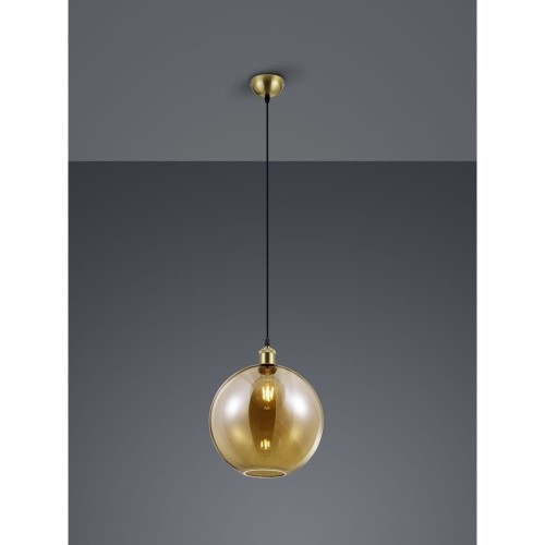 Trio DINO Patyna/Bursztynowy 1xE27 Lampa wisząca R30771004 R30771004