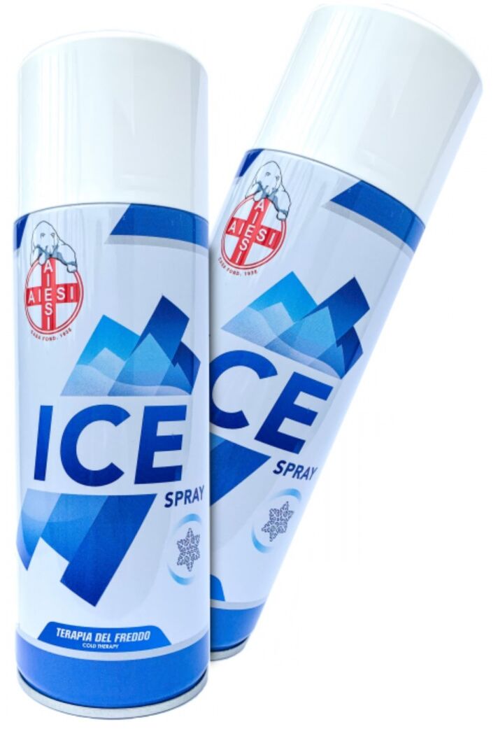 Lód w sprayu z mentolem - zamrażacz 400 ml - uśmierzenie bólu, niwelowanie krwiaków, łagodzenie opuchlizny (AIESI ICE Spray)