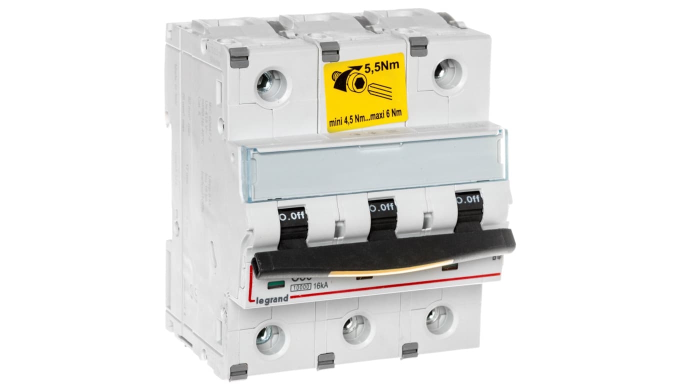 Legrand WYŁĄCZNIK NADPRĄDOWY S 313 3P C 80A 10000A SERII DX3 409280