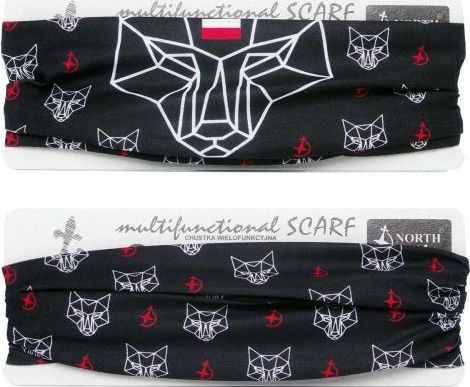 North Wind + medical Chusta - Komin wielofunkcyjna Wolf Spirit PL CHUSTA205