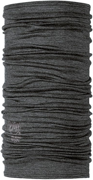 Buff Chusta wielofunkcyjna Wool Lightweight Solid Grey BUF100202