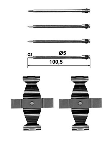 ATE ZESTAW INSTALACYJNY KLOCKA HAMULCOWEGO 13.0460-0237.2 MERCEDES S203 C320 CDI 05-07