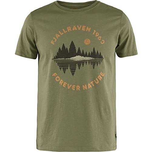 FJÄLLRÄVEN Fjällräven Męski T-shirt Forest Mirror M zielony XL 87045