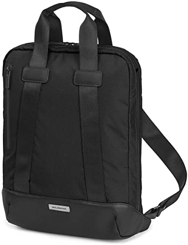 METRO Moleskine Moleskine - pionowe urządzenie torba, torba na komputer do laptopa, notebooka, iPada i tabletu do 15 cali, wodoodporny plecak PC, rozmiar 31 x 42 x 10 cm, czarny ET82MTDBVBK
