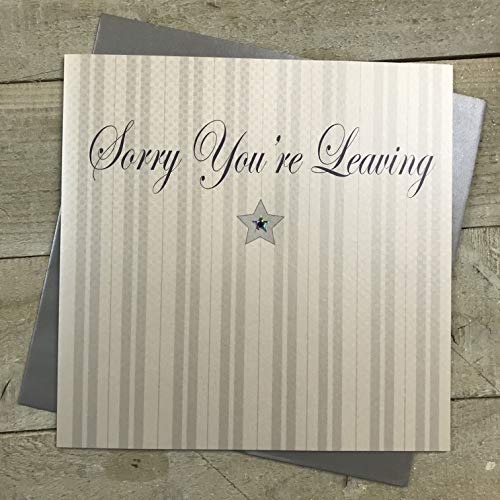white cotton cards Duża kartka z napisem 