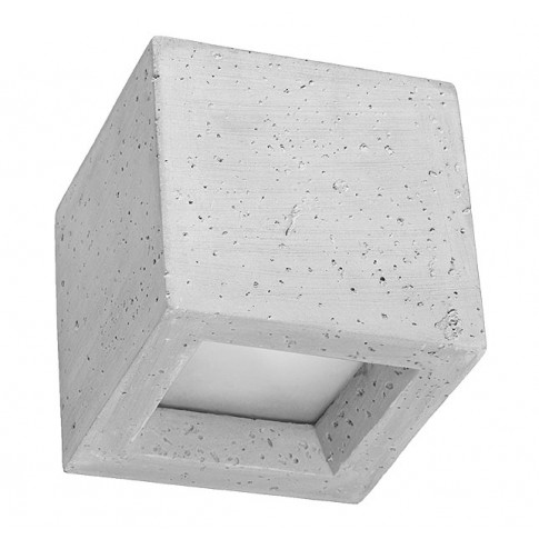 Betonowy kinkiet kostka w stylu loft - S172 Avelis