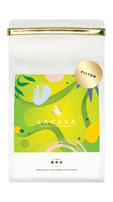 LACAVA SPECIALTY COFFEE ROASTERY Kawa ziarnista LaCava Limy Bru 250g 9673-uniw