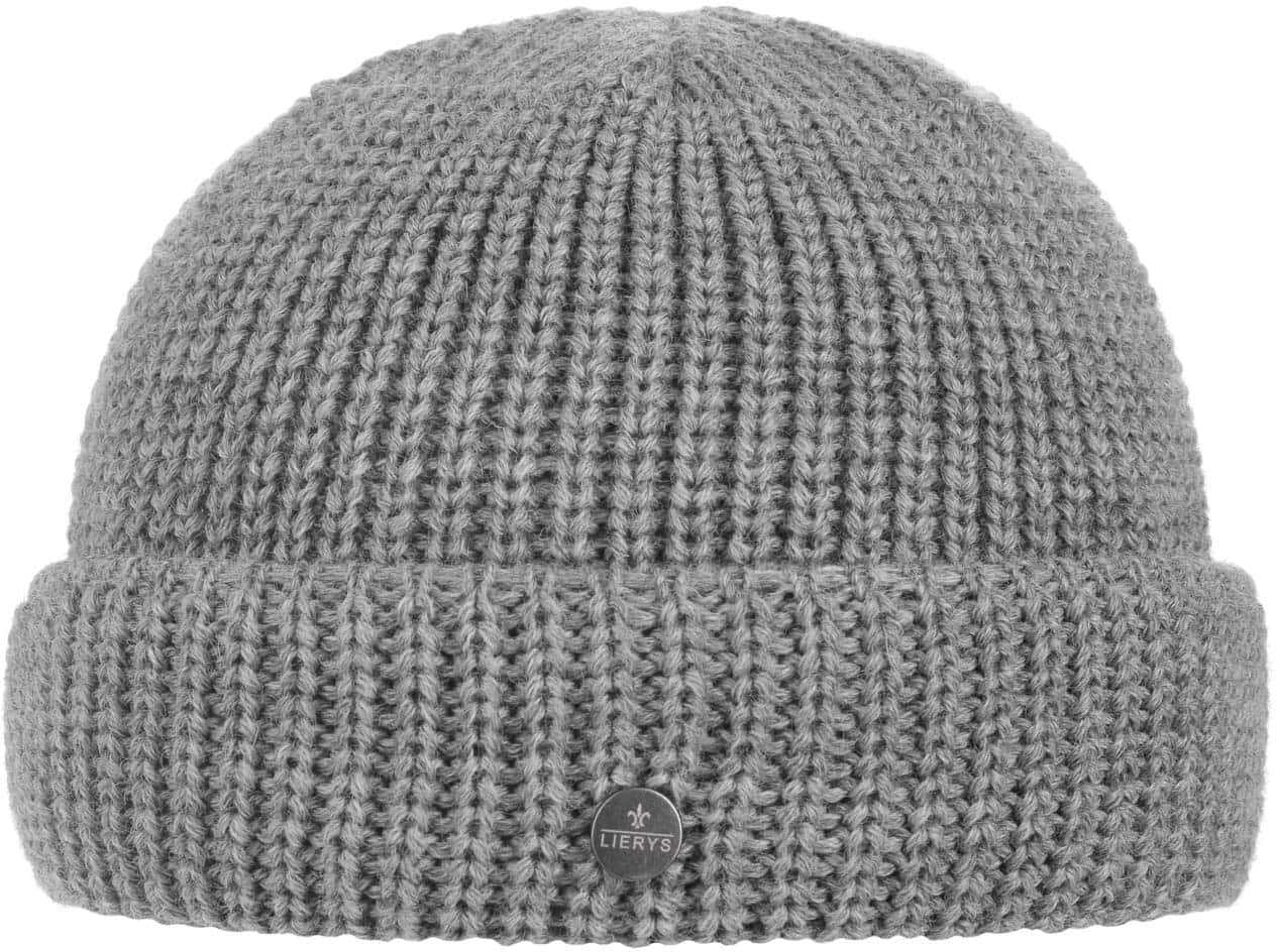 Czapka Dokerka Dzianina Costa by Lierys, szary, One Size