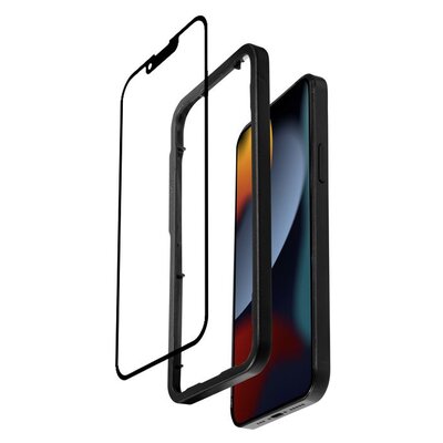 CRONG Szkło hartowane CRONG Anti-Bacterial 3D Armour do Apple iPhone 13/iPhone 13 Pro + ramka instalacyjna