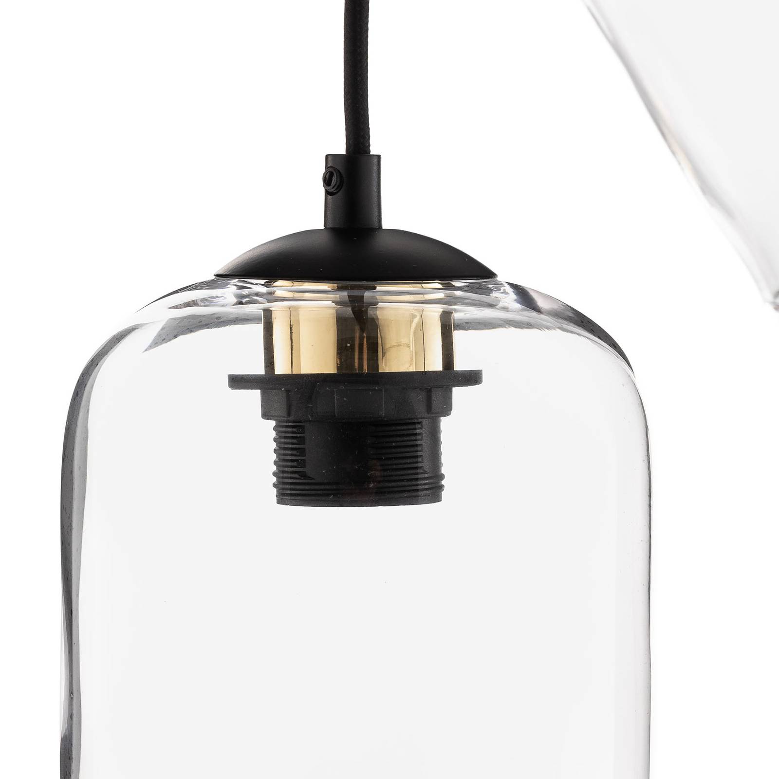 Argon Lampa wisząca Kaja 3-pkt., klosze przezroczyste