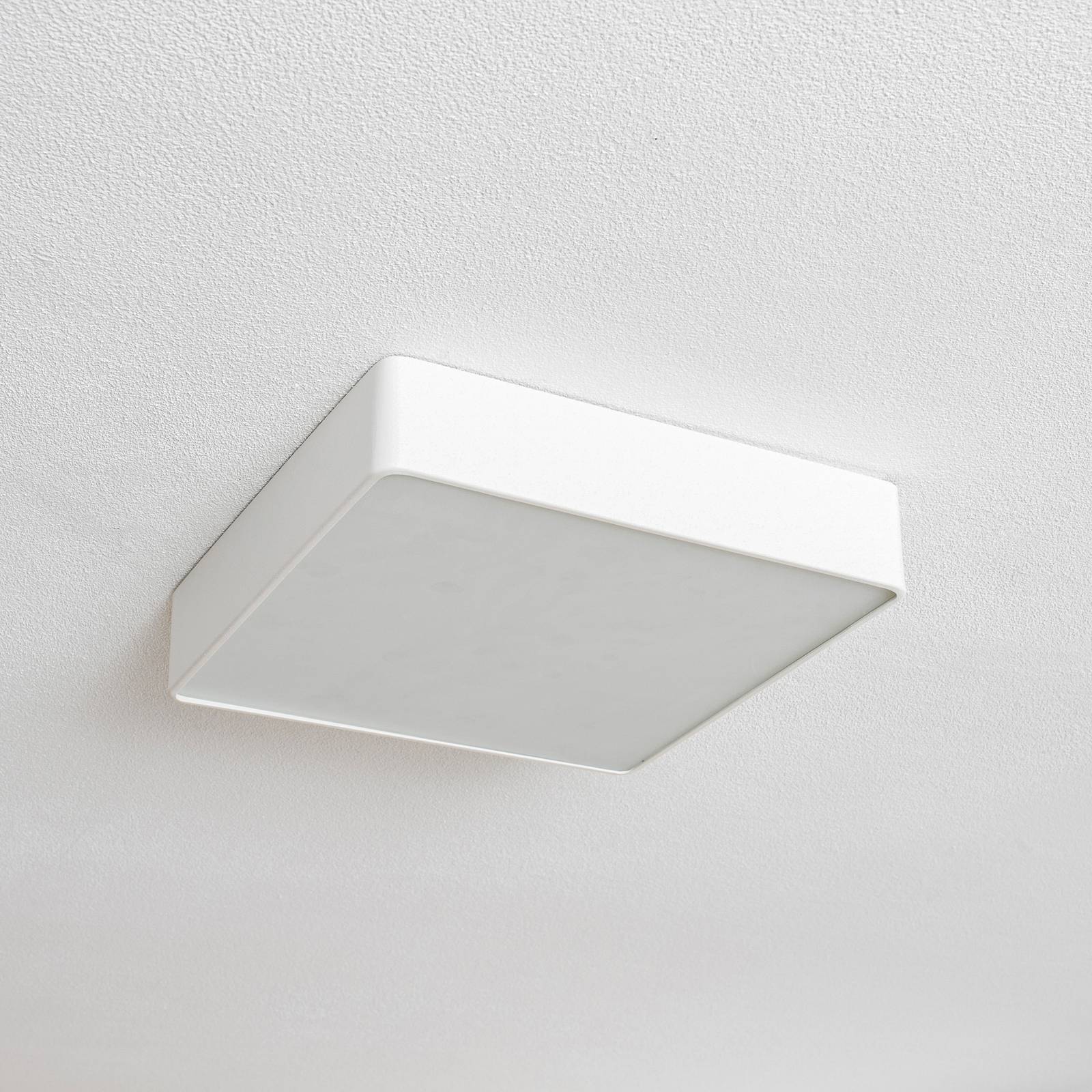 Argon Lampa sufitowa Oro wykonana ze stali i szkła, biała, 35 cm