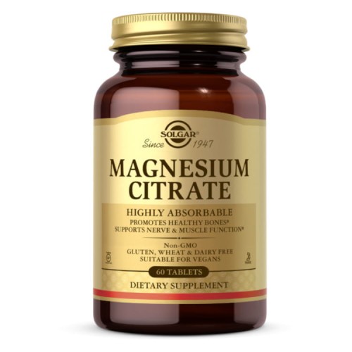 Solgar Cytrynian Magnezu - 120 tabletek SOL1711