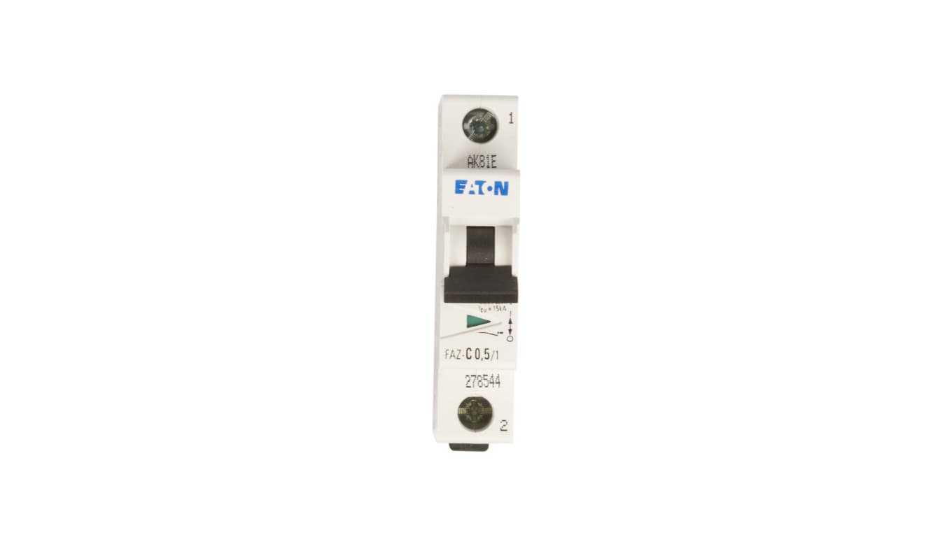 Eaton  nadprądowy jednobiegunowy C 0.5A FAZ-C0,5/1 278544 EATON