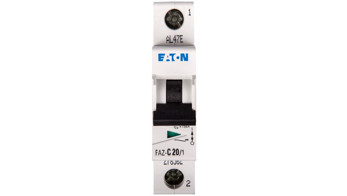 Eaton Wyłącznik nadprądowy jednobiegunowy C 20A FAZ-C20/1 278562