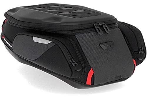 SW-MoTech Quick-Lock PRO plecak na bak motocyklowy, pojemność 11-14 l, uniseks, wielofunkcyjny, całoroczny, nylon, czarny