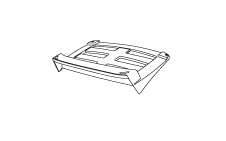 Shad D1B40PTR Topcase do Baúl SH40, czarny