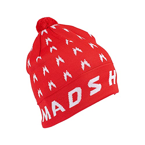Madshus Madshus Unisex  czapka dla dorosłych z logo Beanie red 18F4307, 1SIZ 18F4307