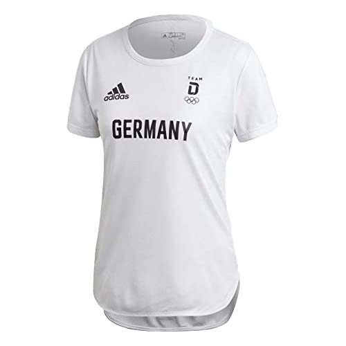 adidas adidas Damski t-shirt Ger H.rdy biały czarny/biały 46 FS0078