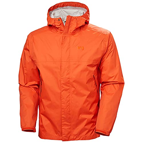 Helly-Hansen Helly Hansen Męska Loke wodoodporna wiatroszczelna oddychająca kurtka przeciwdeszczowa, patrol pomarańczowy, M 62252
