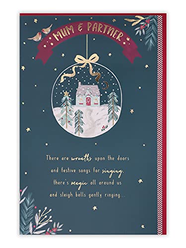 Clintons Clintons: Kartka świąteczna 'House In Bauble Mum & Partner' 1170610