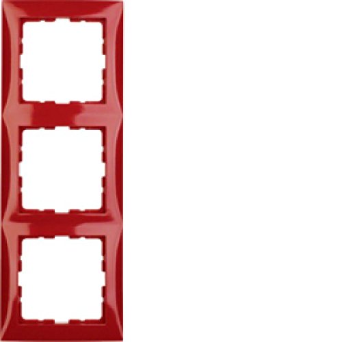 Hager polo Ramka 3-krotna czerwony połysk S.1 10138962 10138962