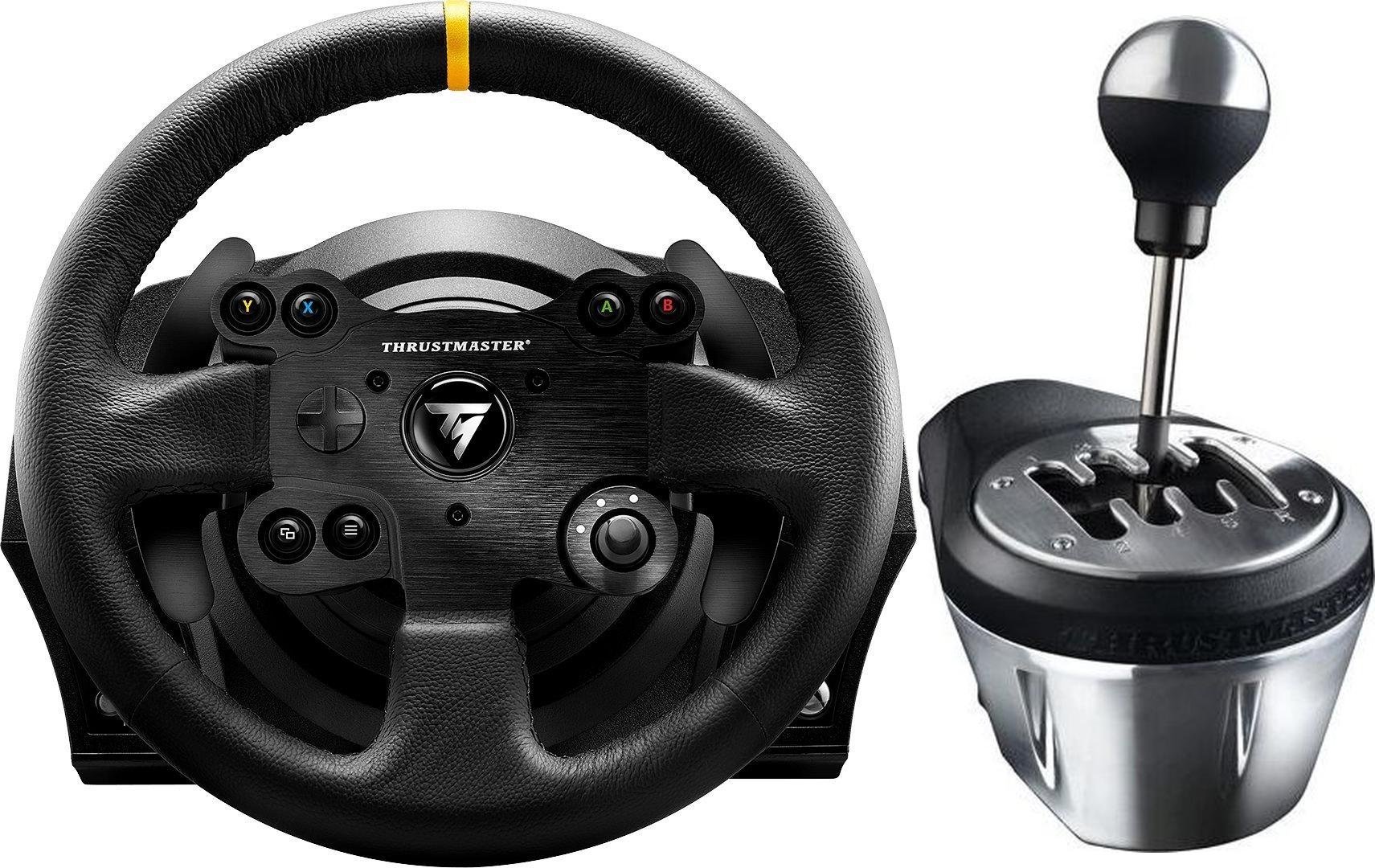Kierownica Thrustmaster TX Leather Edition 4460133 + Lewarek TH8A 4060059